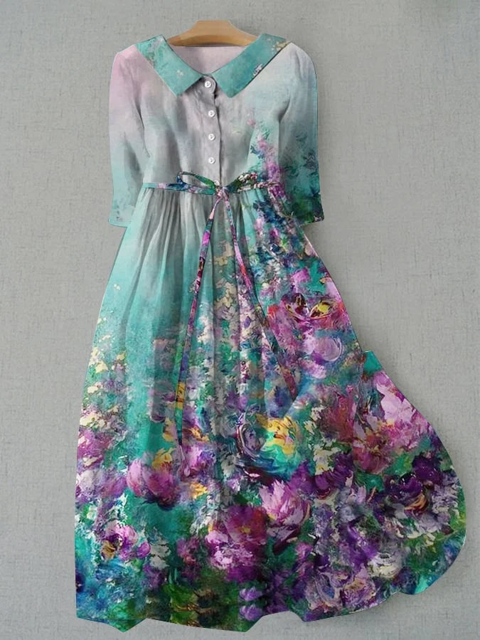 Deisa - Floral Dress Waist Ties