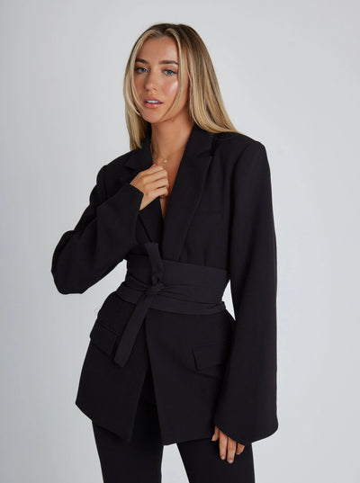 Amara™ | Belted Blazer