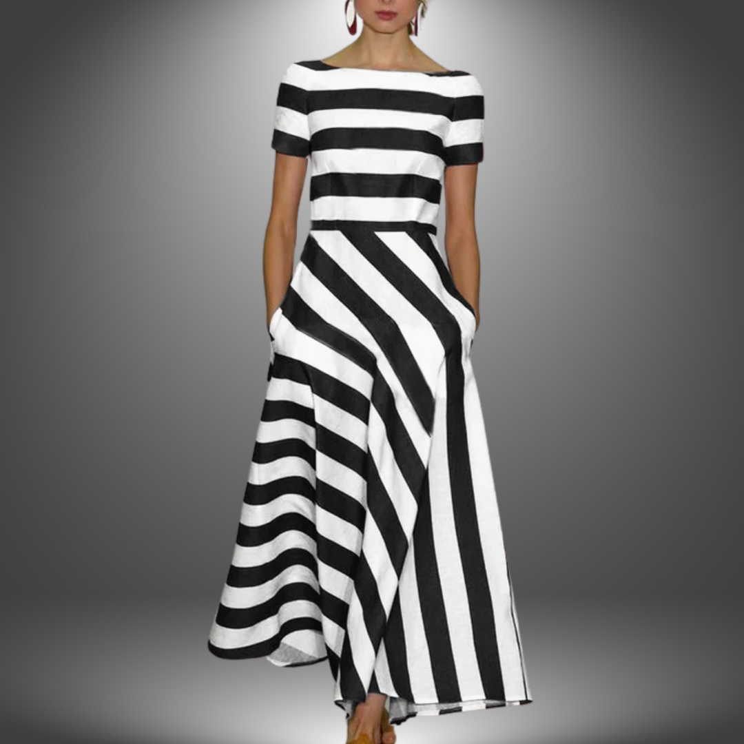 Natty | Striped Maxi Dress