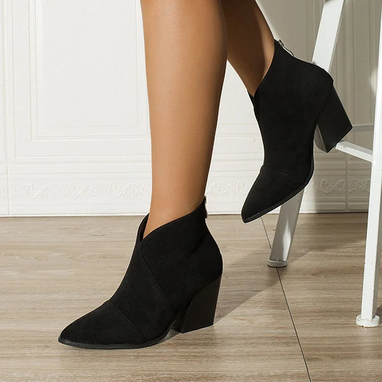 Céne™ | Chic Suede Ankle Boots