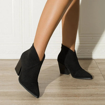 Céne™ | Chic Suede Ankle Boots