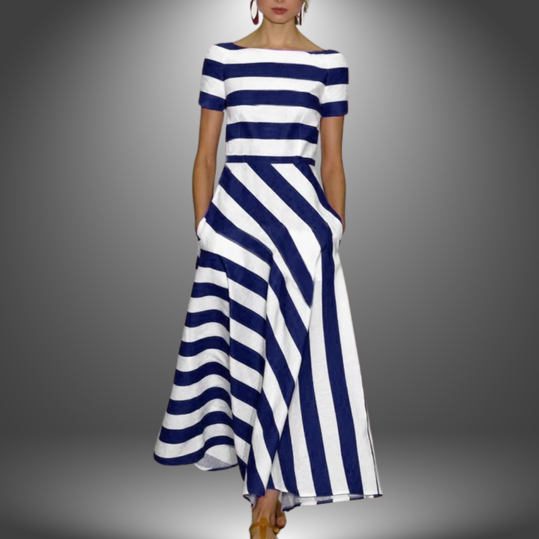 Natty | Striped Maxi Dress