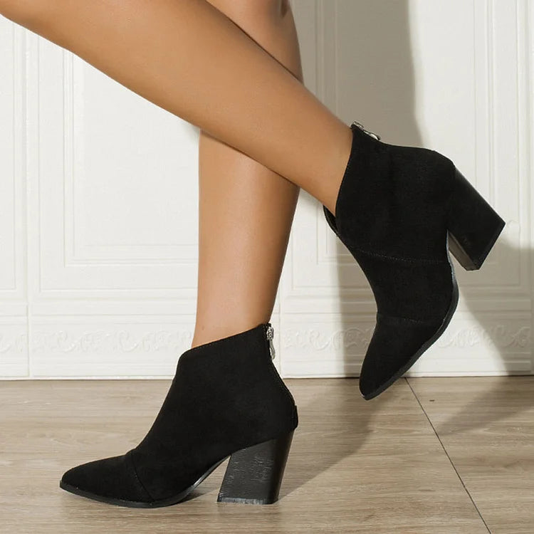 Céne™ | Chic Suede Ankle Boots