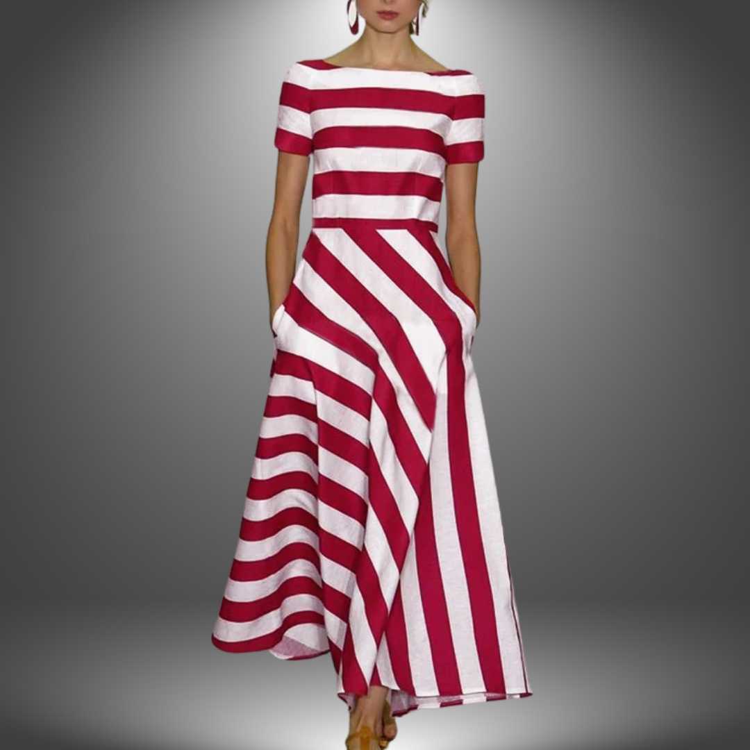 Natty | Striped Maxi Dress