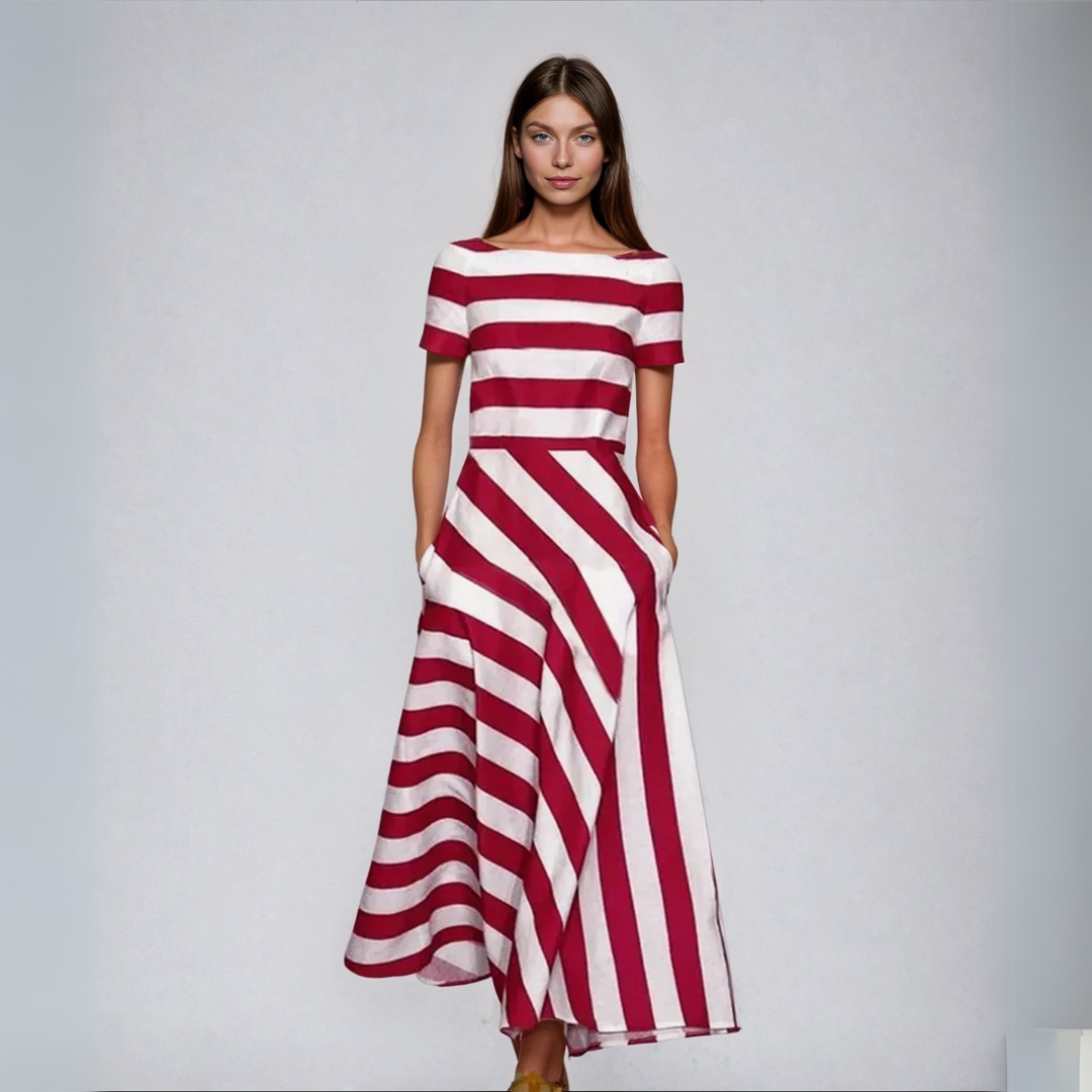 Natty | Striped Maxi Dress
