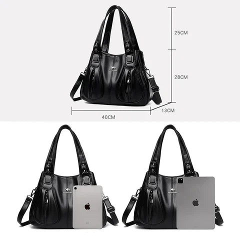 Veloura™ |  Arabella vegan leather bag