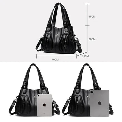 Veloura™ |  Arabella vegan leather bag