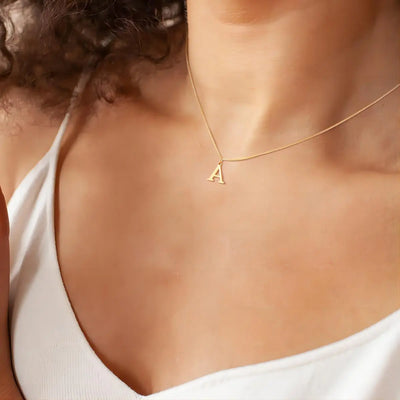Necklace with Initials of Love Letters