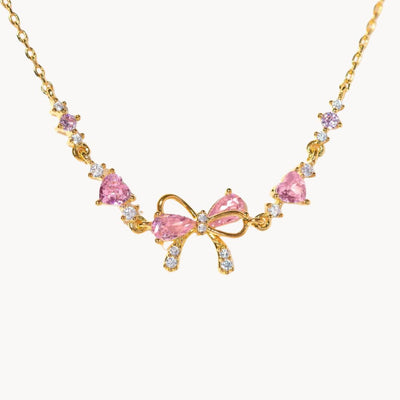Bow Bracelet with Zirconia