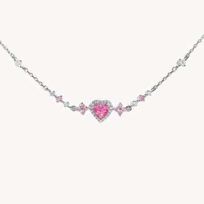 Heart Bracelet with Zircons