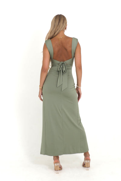 Evangeline™ | Sculpted Maxi Dress