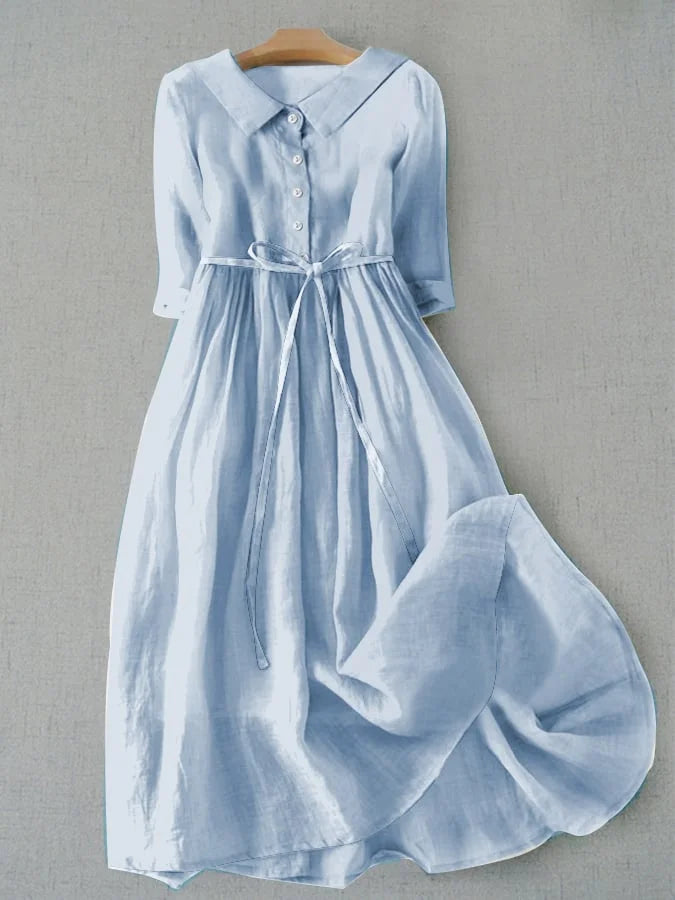 Belinda - Short Sleeve Waist Ties