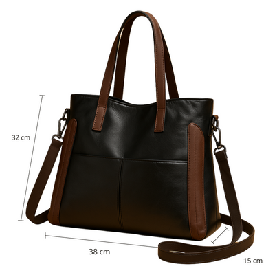 Veloura™ | Annelin Classic Vegan Leather Bag