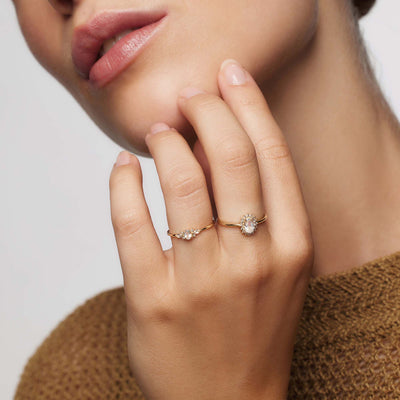 Musa Ring in Moonstone
