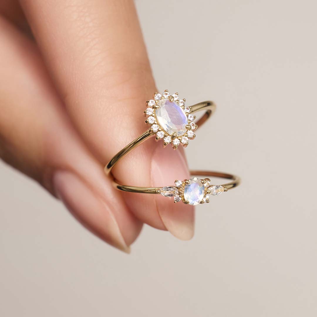 Musa Ring in Moonstone