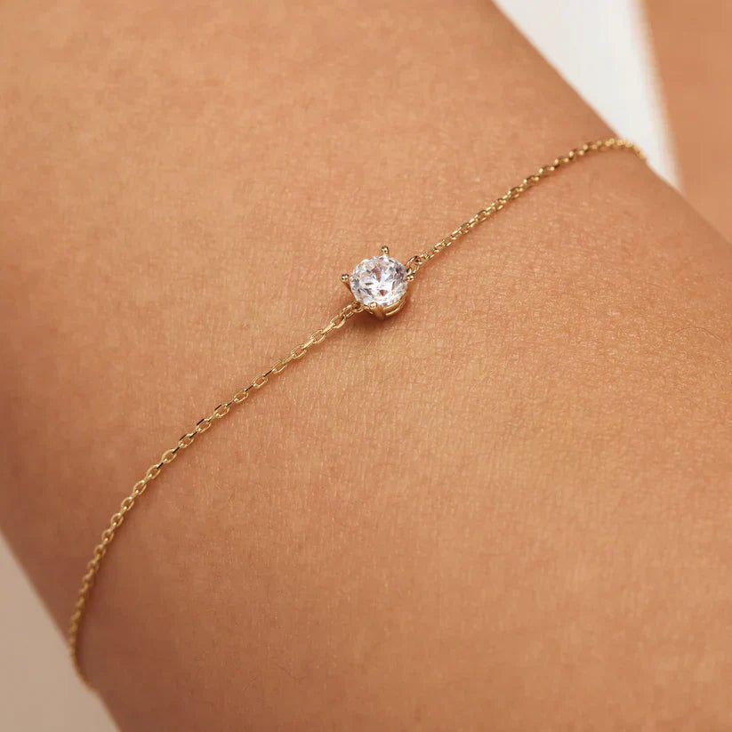 Moissanite Stone Bracelet Cléa