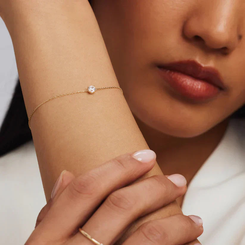 Moissanite Stone Bracelet Cléa