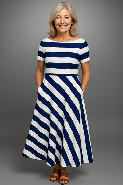Natty | Striped Maxi Dress