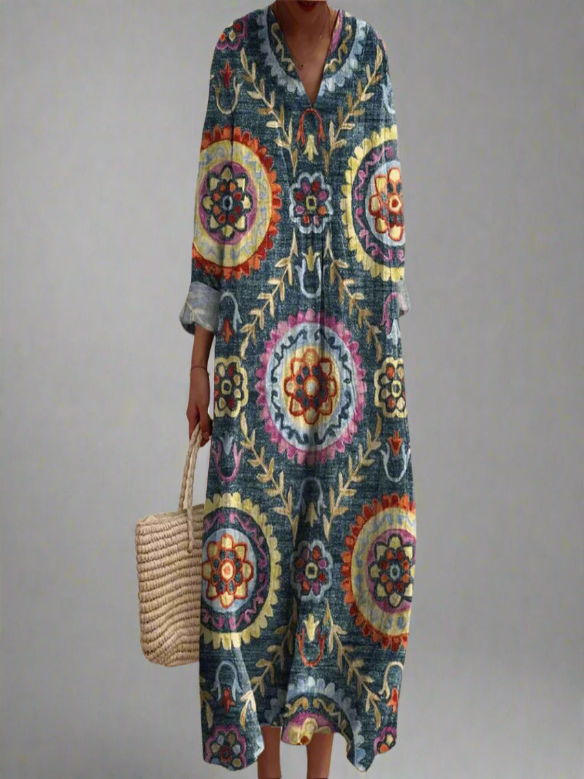 Leya | Elegant Abstract Dress
