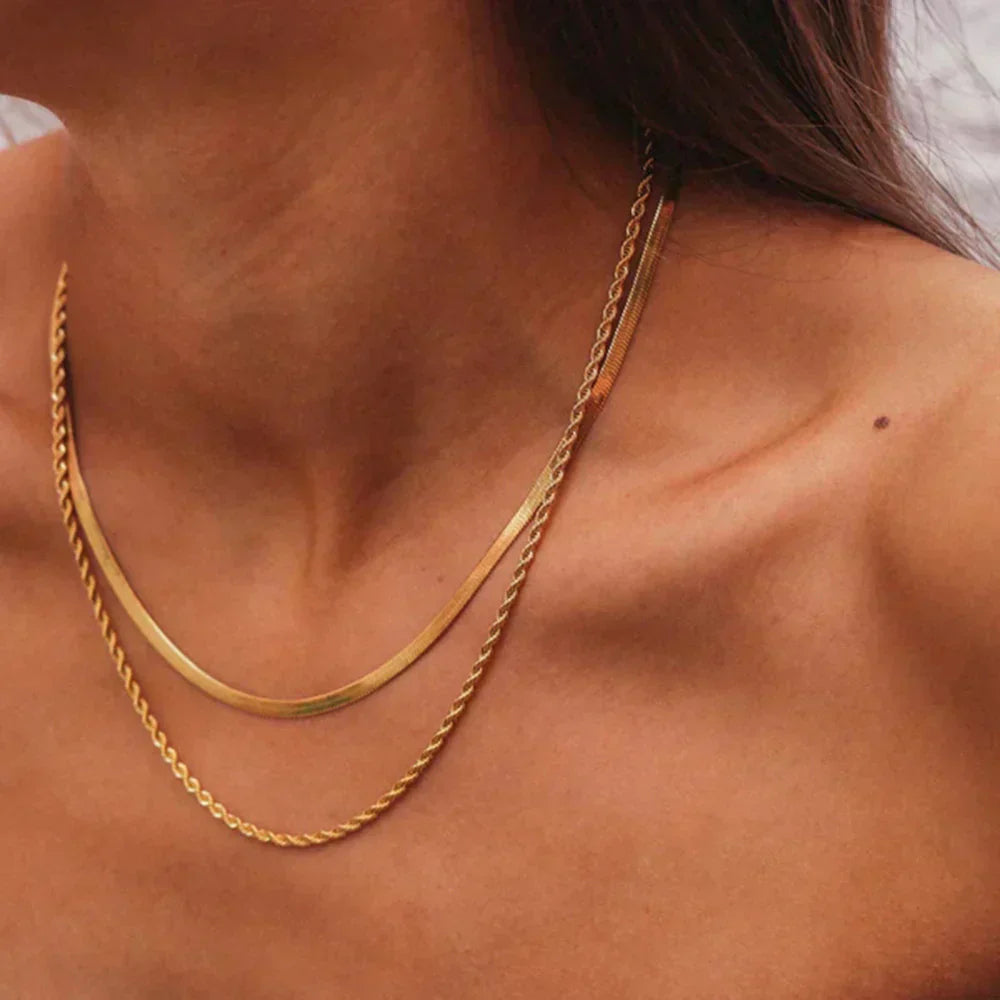Ludovica Gold Chain Necklace