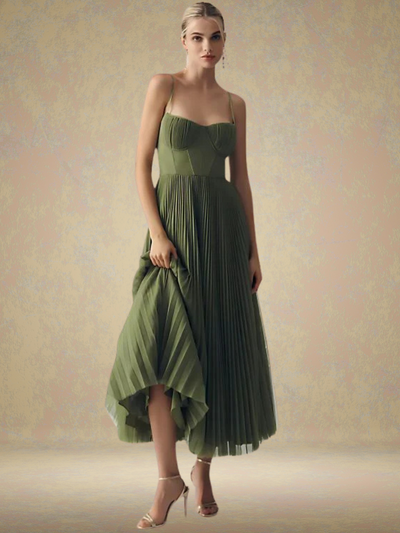 Lavinia™ | Romantic Pleated Dress