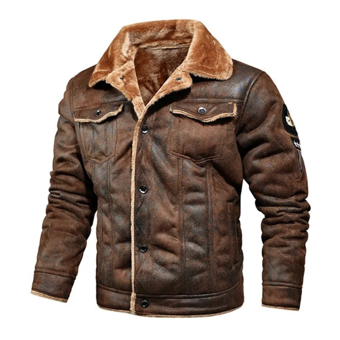 Nox | Warm and Versatile Leather Jacket
