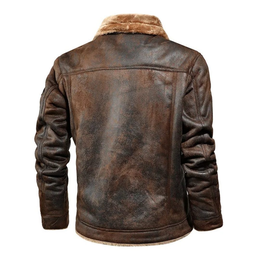 Nox | Warm and Versatile Leather Jacket