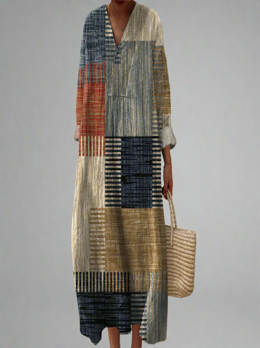 Iris | Elegant Abstract Dress