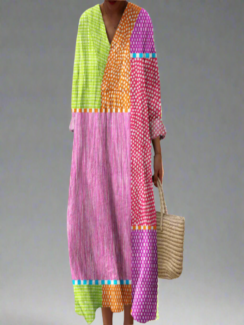 Nina | Elegant Abstract Dress