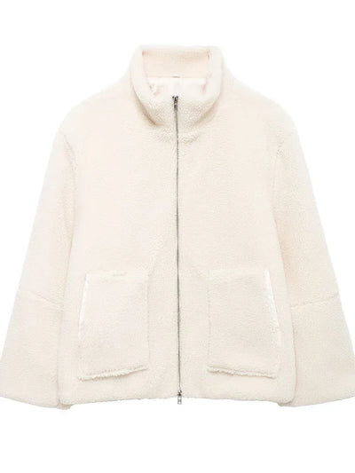 Calista™ | Collar Zip-up Coat