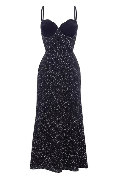 Selina™ | Polka Dot Midi Dress