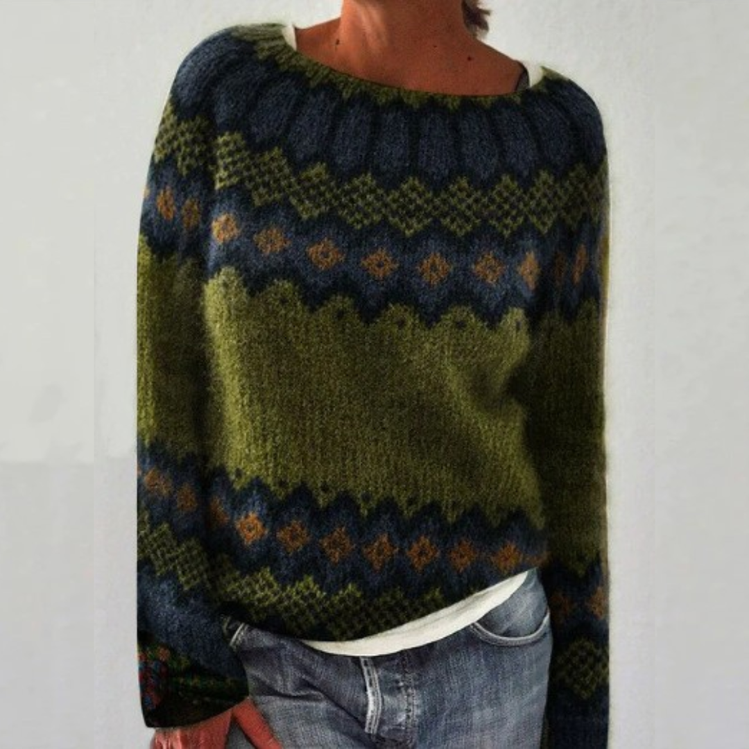 Aya™ - Cozy Retro Sweater