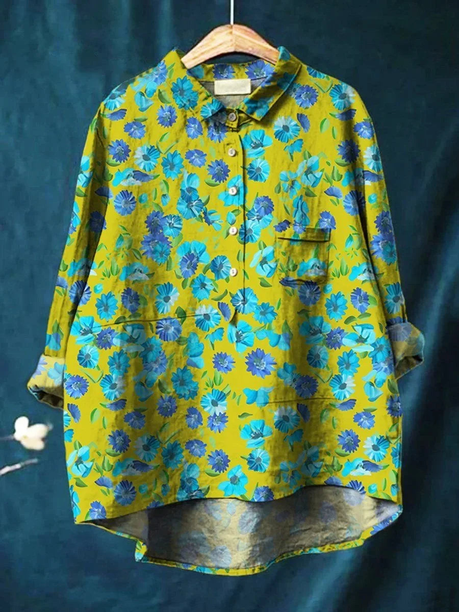 Paye | Elegant Shirt with Floral Design