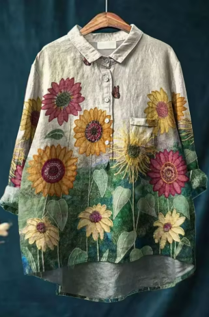 Ayen | Floral Shirt with Elegance