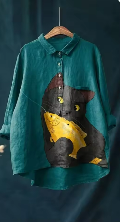 Joan | Shirt with Imaginative Print
