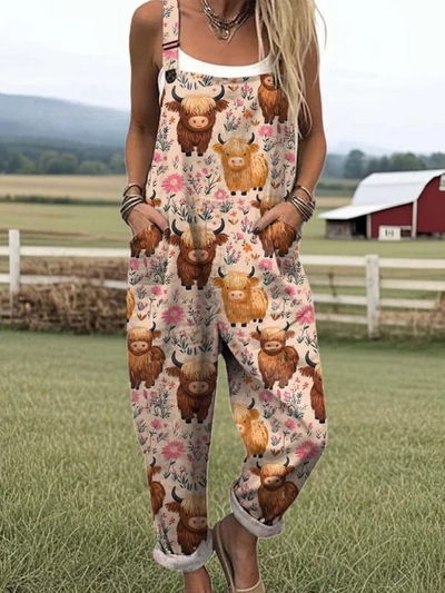 Flying Bees | Wide Leg Jumpsuit