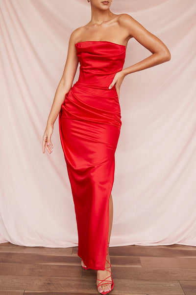 Pariel™ | Strapless Maxi Dress