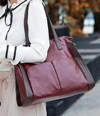 Veloura™ | Annelin Classic Vegan Leather Bag