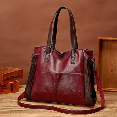 Veloura™ | Annelin Classic Vegan Leather Bag