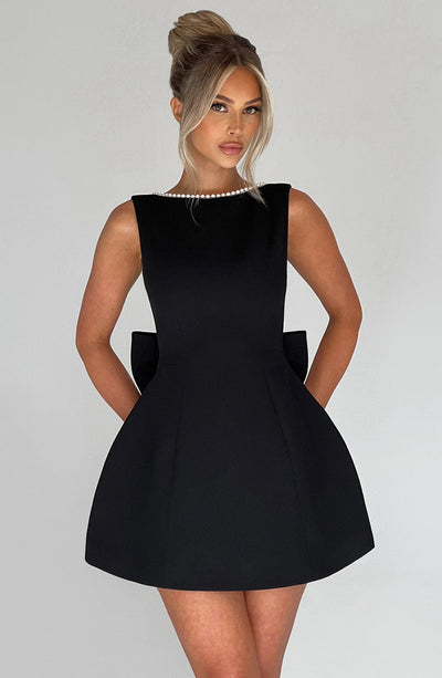 Azalea™ | Pearl Bow Mini Dress