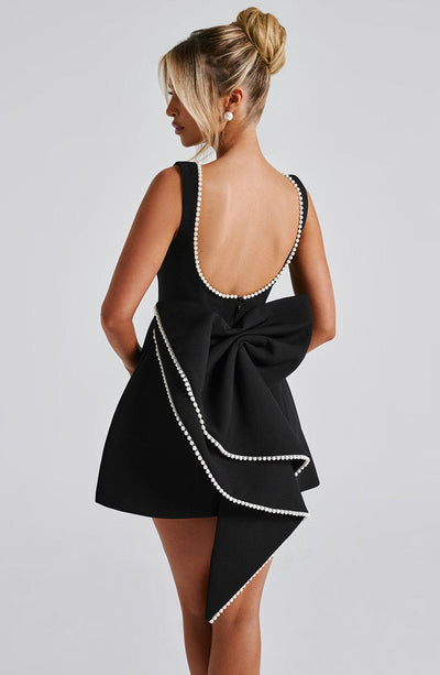 Azalea™ | Pearl Bow Mini Dress