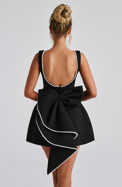 Azalea™ | Pearl Bow Mini Dress
