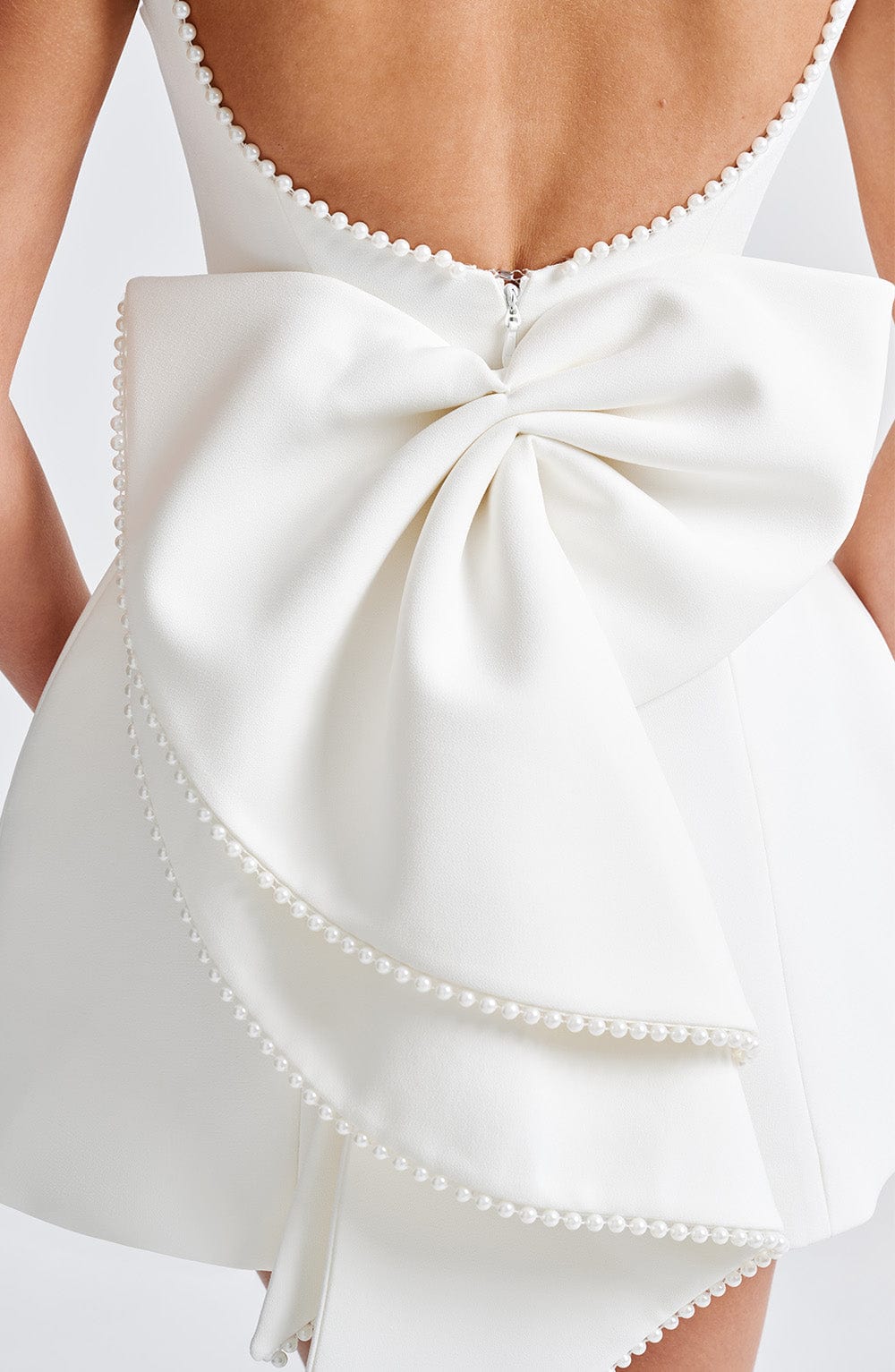Azalea™ | Pearl Bow Mini Dress