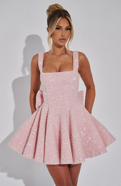 Violetta™ | Bow Tie Mini Dress