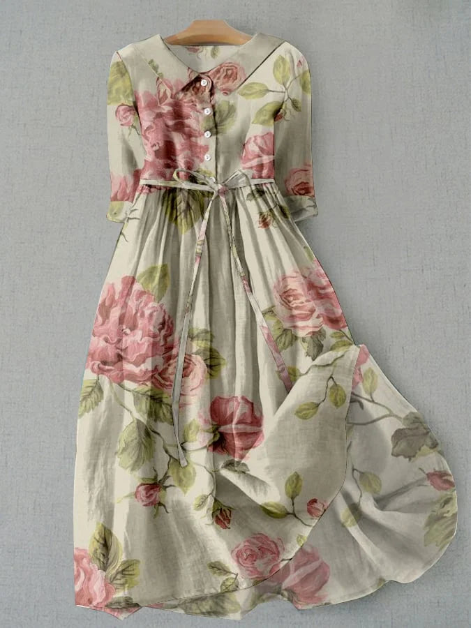 Ery - Vintage Dress with Ties