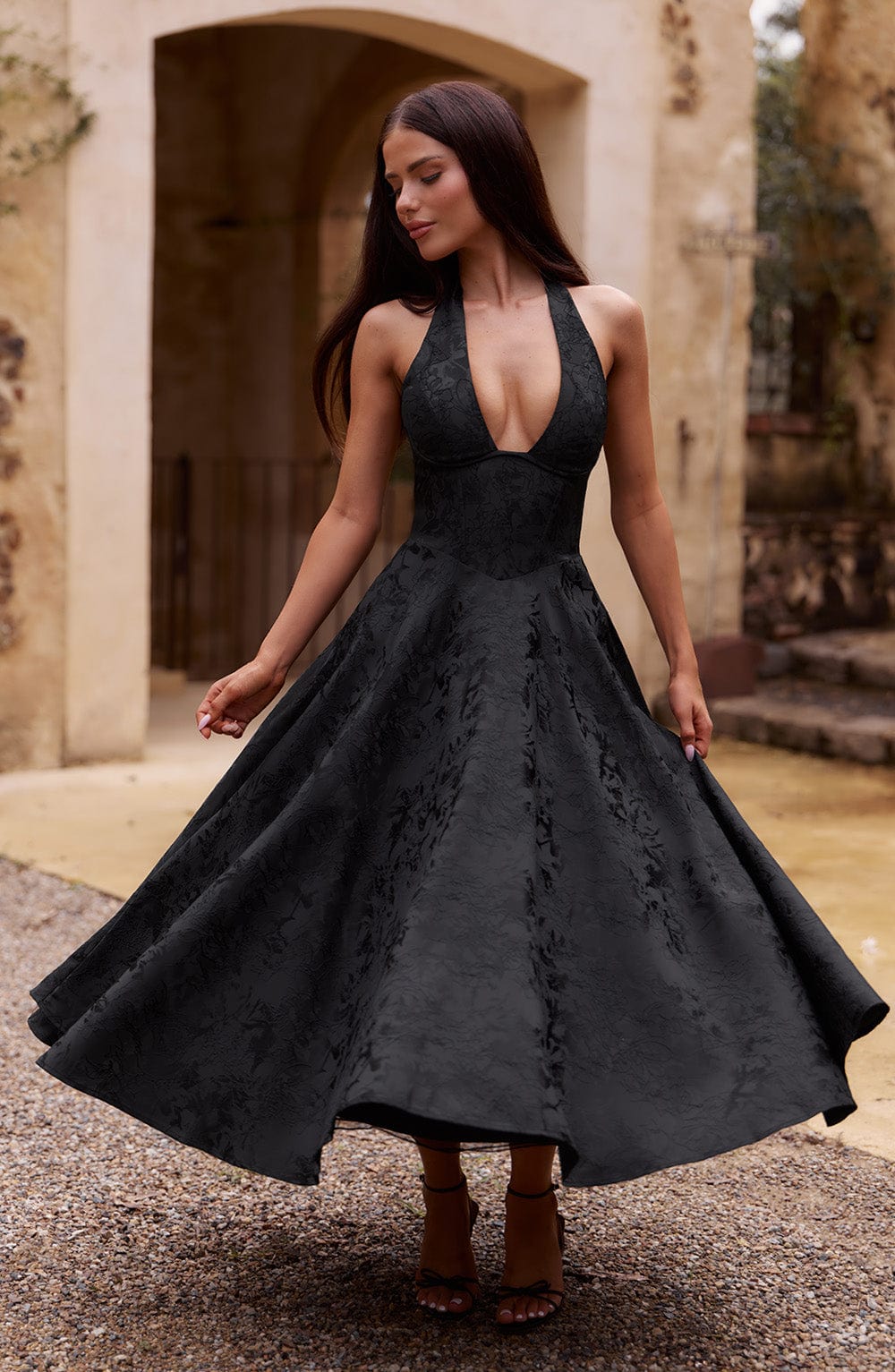 Celestia™ | Romantic Midi Dress