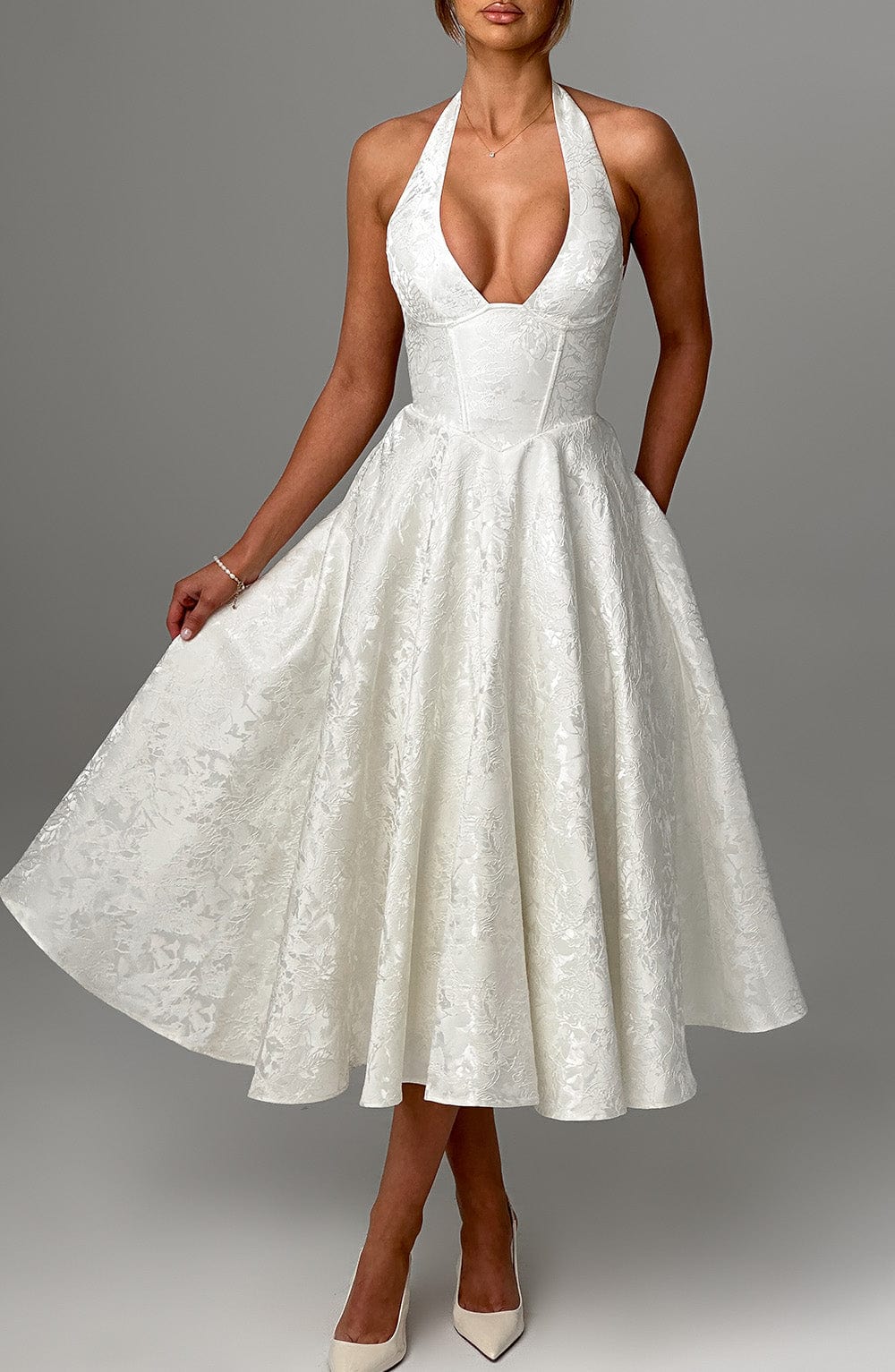 Celestia™ | Romantic Midi Dress