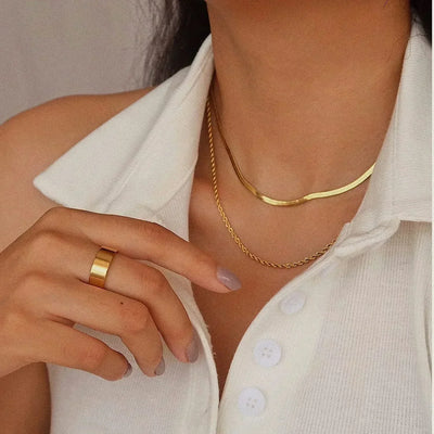 Ludovica Gold Chain Necklace