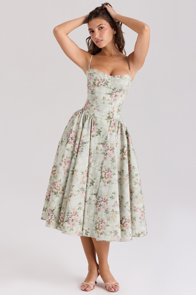 Zara™ | Floral Boned Dress