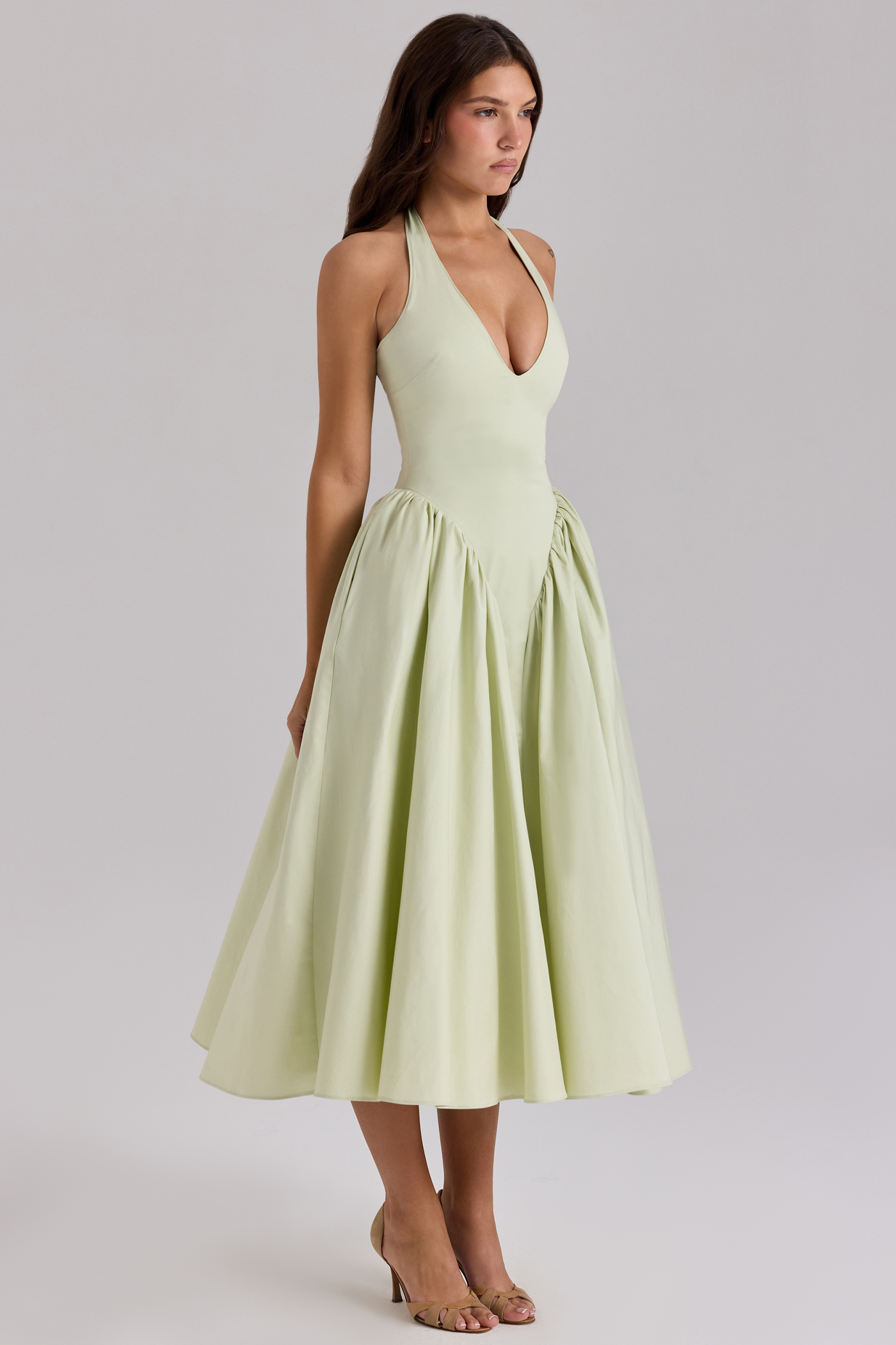Zinnia™ | Ruched Midi Dress
